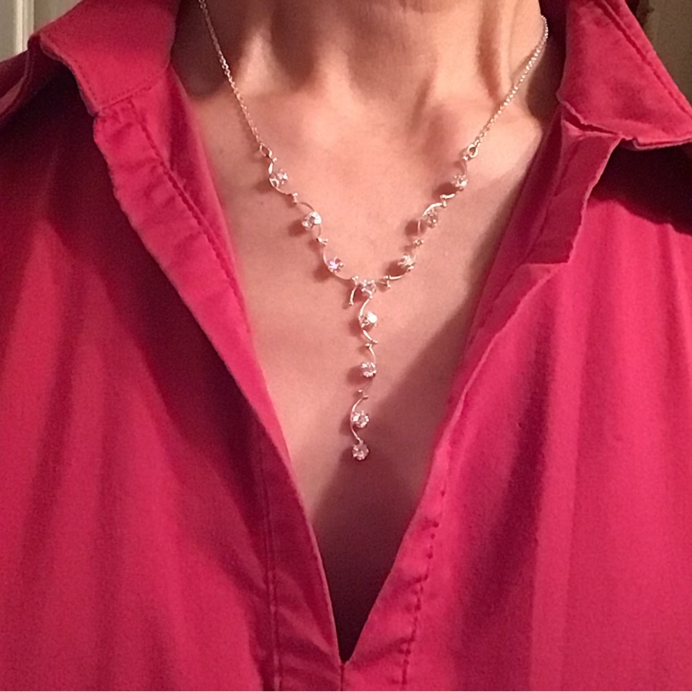 NAPIER Y Sparkle Necklace